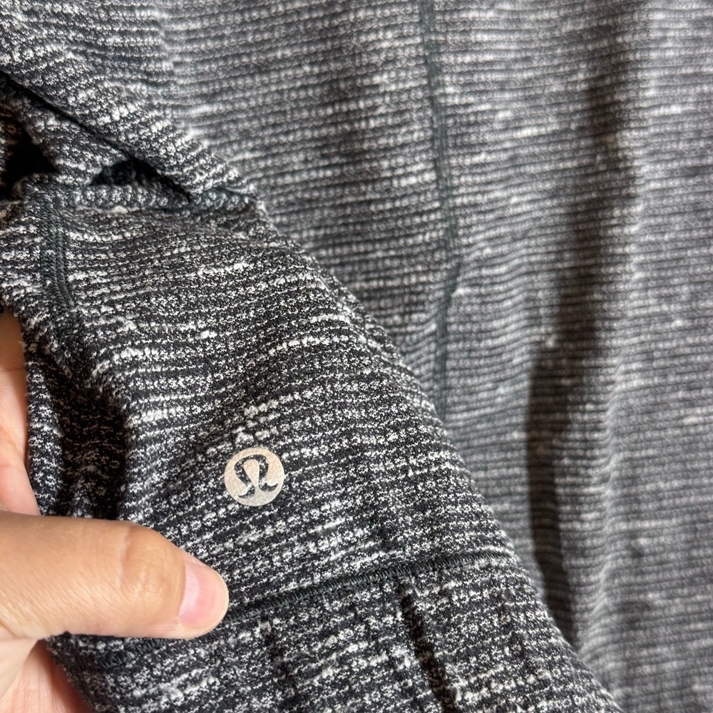 LULULEMON Healthy Heart Coco Pique Black Cowl Neck Pullover - Picture 6 of 6